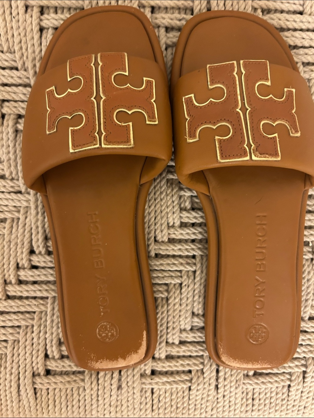 Tory Burch Double T Sport Slide Sandal